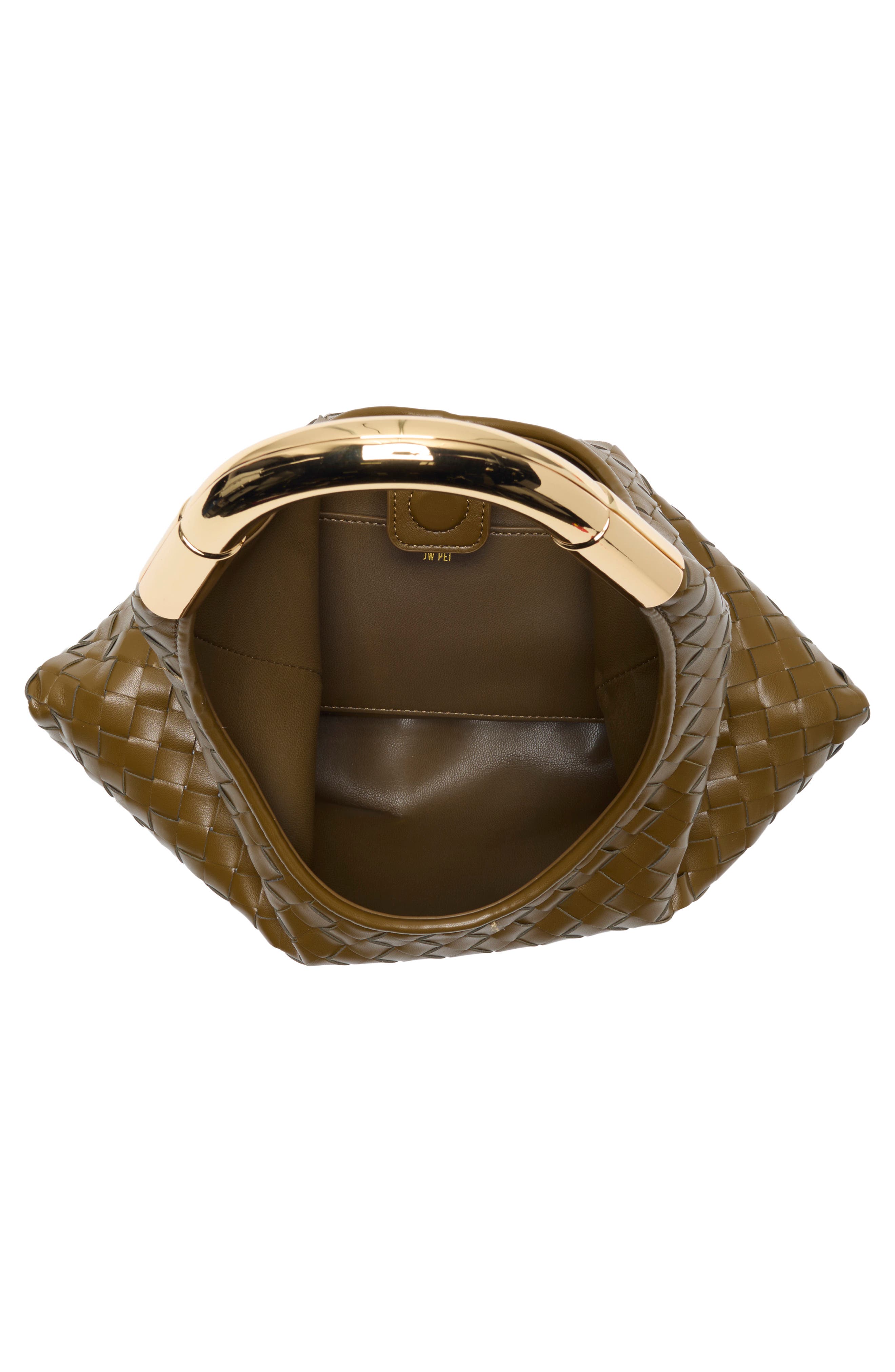 Olivia Woven Hobo Bag, Alternate, color, OLIVE GREEN