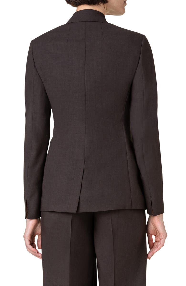 Akris Gala Cool Wool Blend Double Breasted Jacket, Alternate, color, 