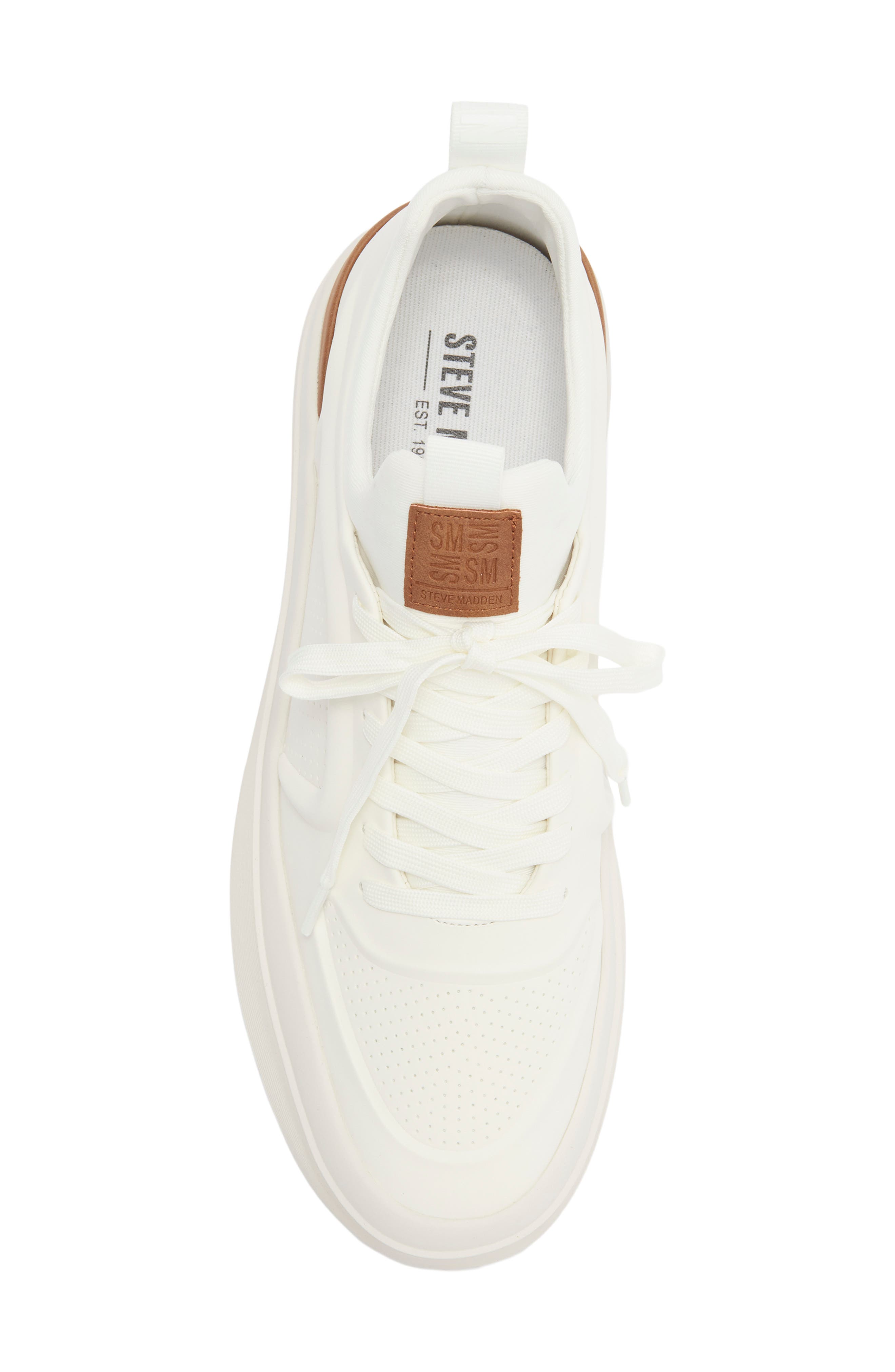 Steve Madden Pagoda Sneaker, Alternate, color, White
