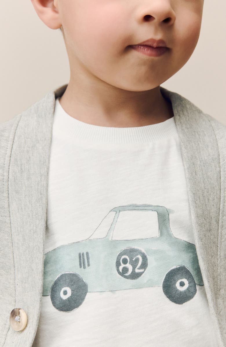 NEXT Kids' Cardigan, Top & Pants Set, Alternate, color, Multi