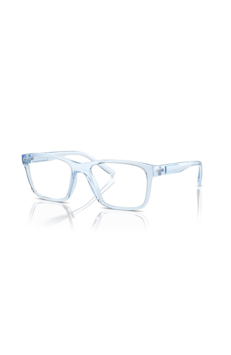 Armani Exchange 54mm Rectangle optical glasses, Main, color, Blue
