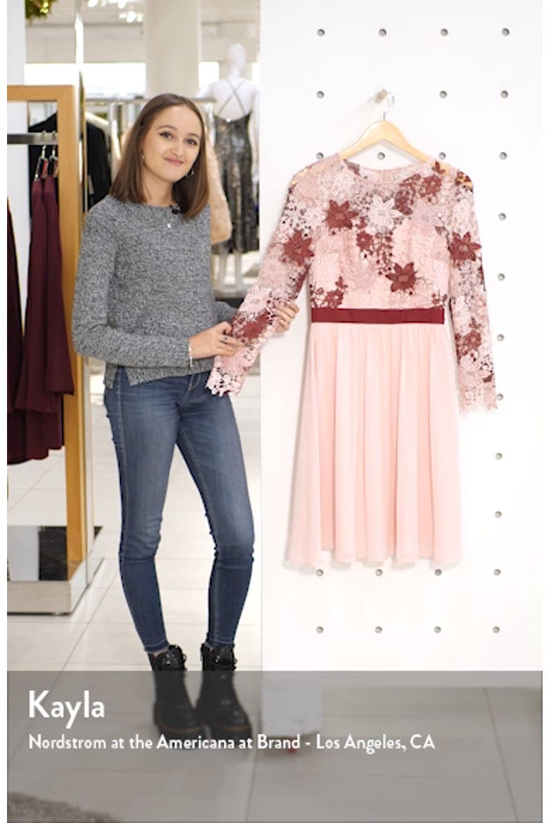 Sutton Long Sleeve A-Line Dress video