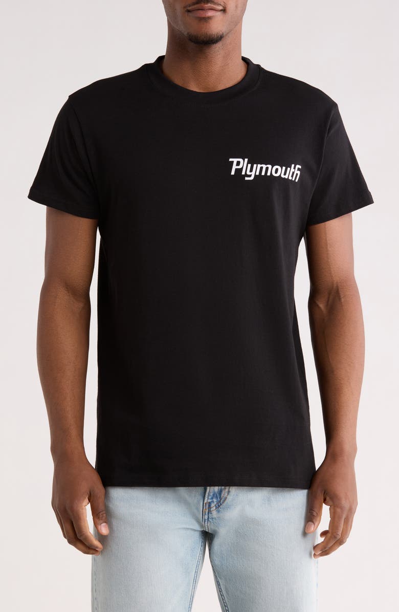 Philcos Chrysler Plymouth Boxy Tee, Main, color, Black