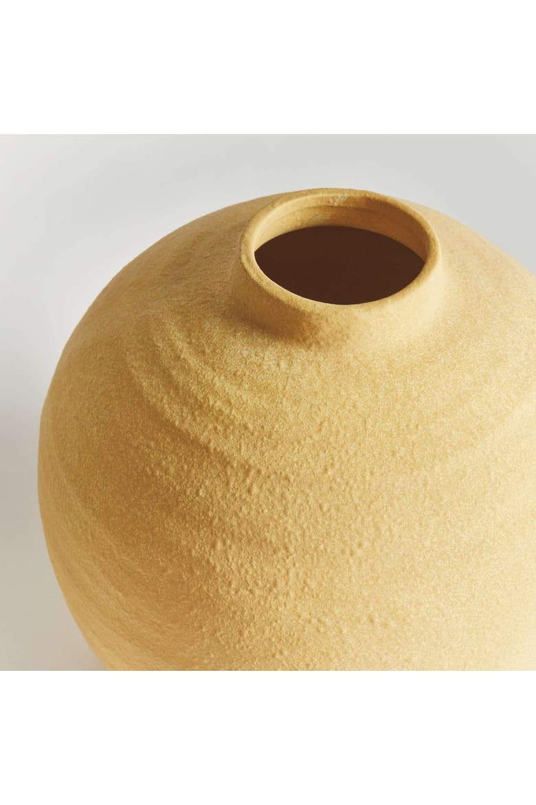 Verona Round Vase, Alternate, color, Yellow