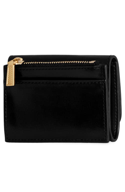 Rebecca Minkoff Insider Compact Leather Wallet In Black