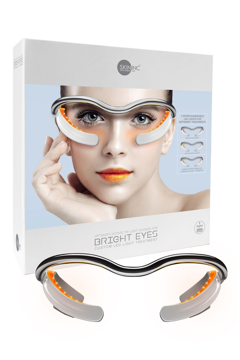 Skin Inc. Optimizer Voyage Tri-Light Glasses LED Light Treatment for Eyes (Nordstrom Exclusive), Main, color, NO COLOR