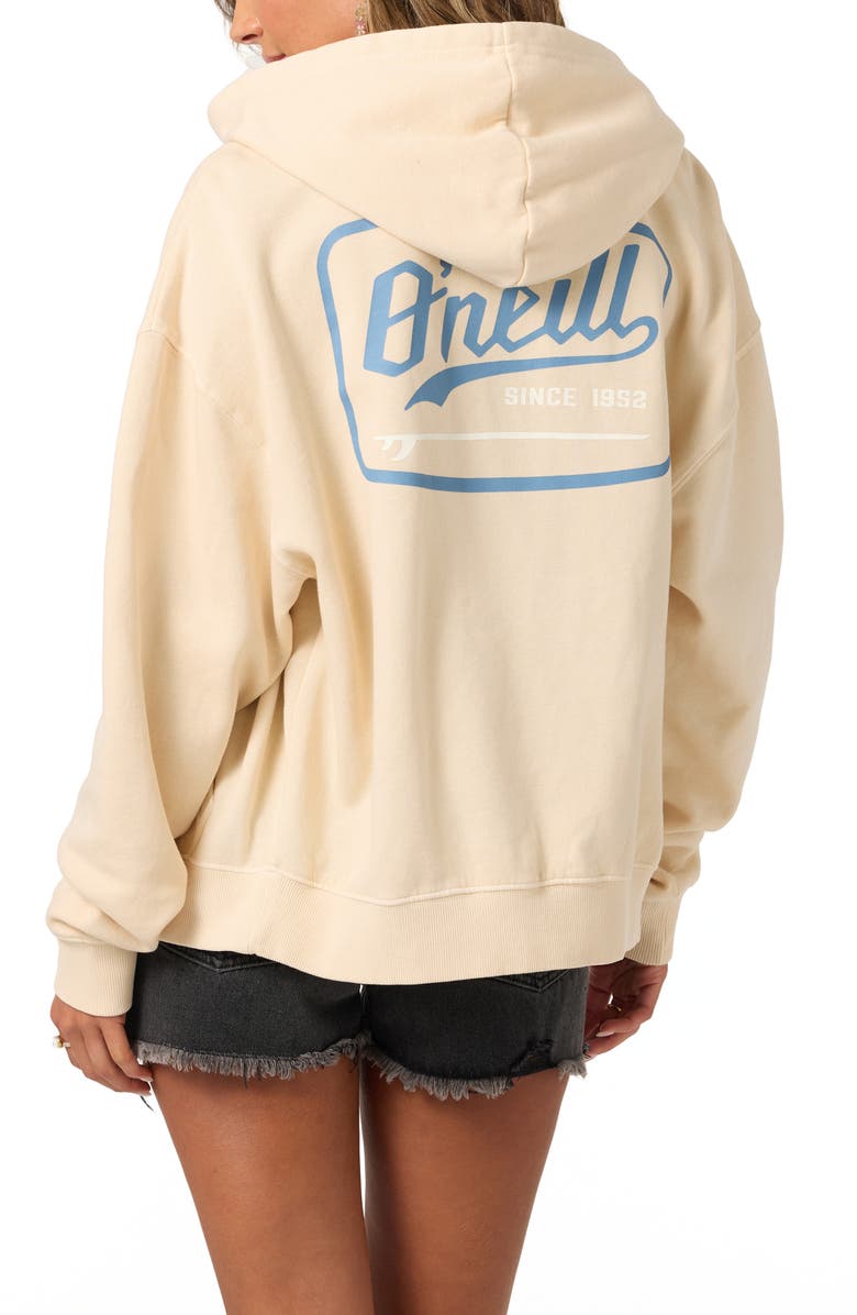 O'Neill Atwood Full Zip Hoodie, Alternate, color, Tapioca