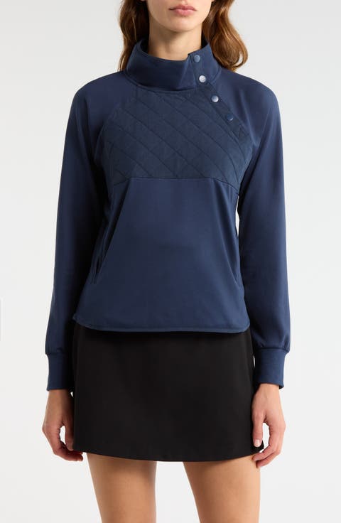 Ellis Mixed Media Pullover