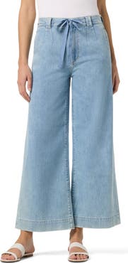 Joe's Tie Front Wide Leg Jeans