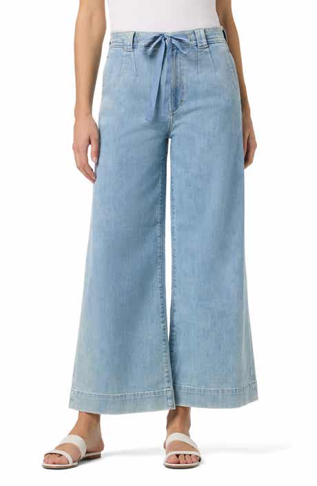 Joe's Tie Front Wide Leg Jeans