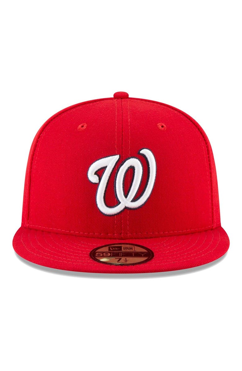 New Era Men's New Era Red Washington Nationals 2023 Little League Classic 59FIFTY Fitted Hat, Alternate, color, 