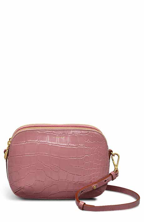 Radley Medium Duke's Place Croc Embossed Leather Crossbody Bag