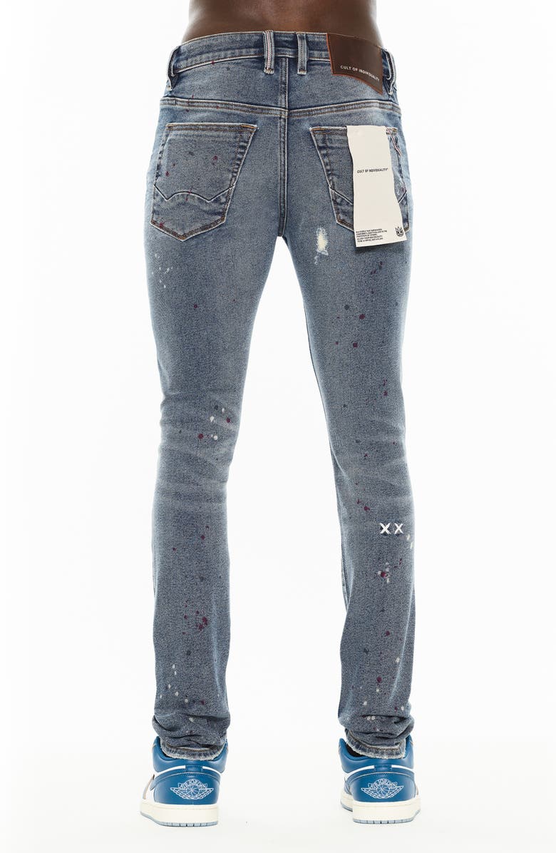 Cult of Individuality Punk 601 Ripped Super Skinny Jeans, Alternate, color, Arlo