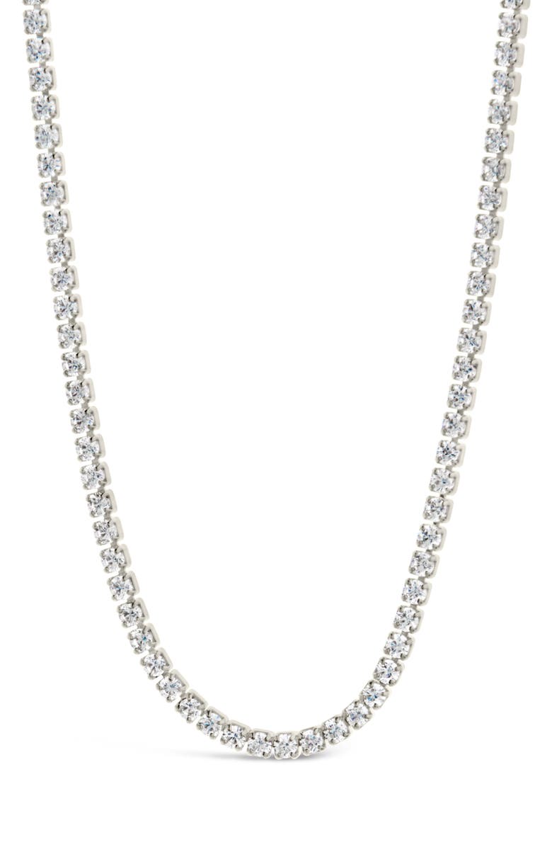 Sterling Forever Dani Chain Necklace, Alternate, color, Silver