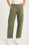Marine Layer Jessie Barrel Leg Cotton Blend Pants
