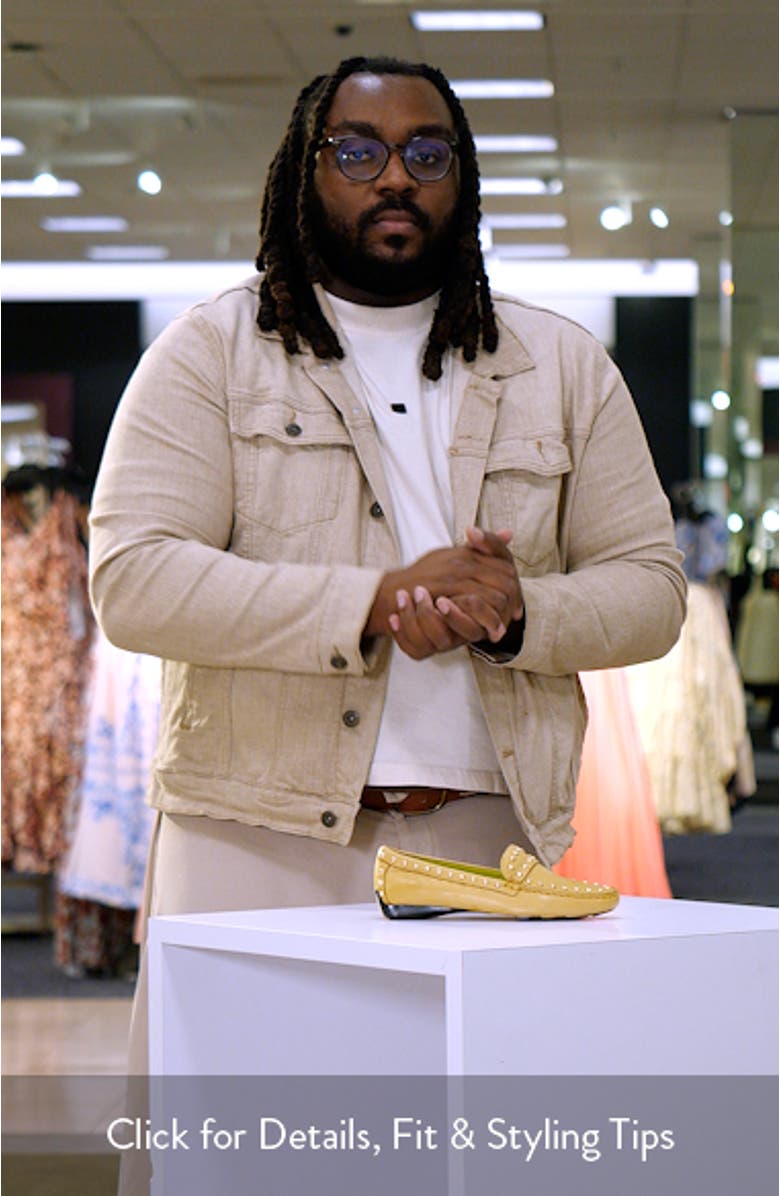 Dittany Studded Driving Loafer, sales video thumbnail