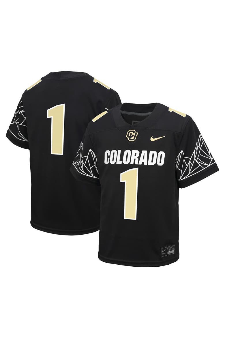 Youth Nike Black Colorado Buffaloes Untouchable Replica Jersey, Main, color, Black