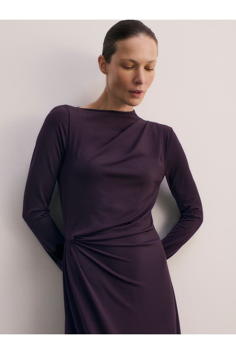 Rona Jersey Dress, Alternate, color, Purple