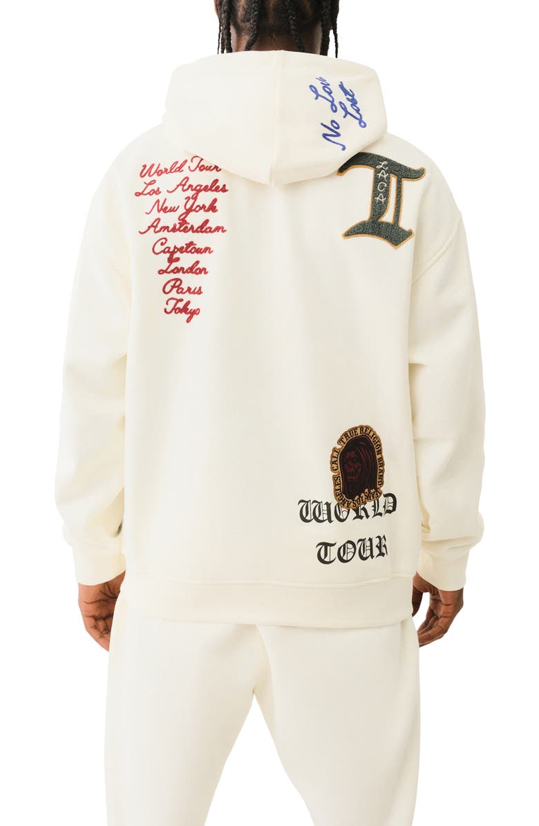 True Religion Patch Embroidered Hoodie, Alternate, color, 