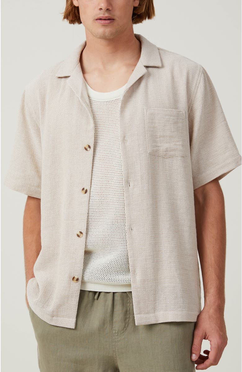 Cotton On Men's Palma Short Sleeve Shirt, Main, color, 