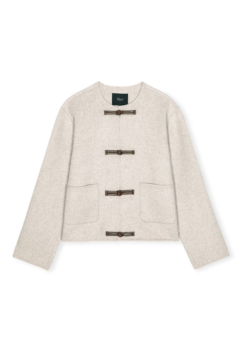 Deidre Wool Blend Jacket, Alternate, color, HEATHER OAT