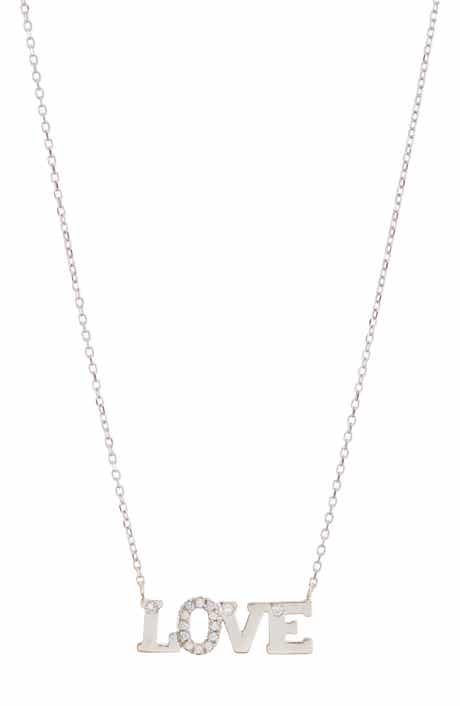 Anzie Typewriter Love Necklace