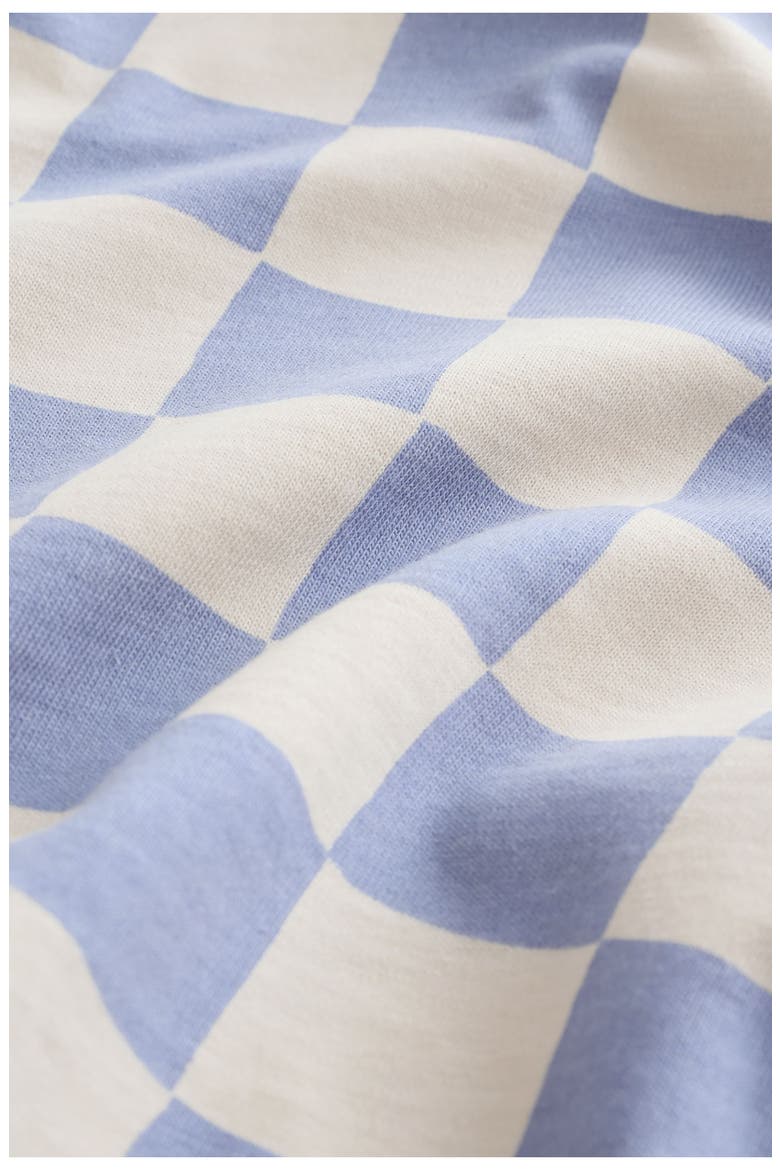 Kids' Checkerboard Cotton Graphic T-Shier, Alternate, color, MULTI