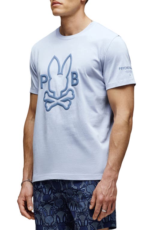 Psycho Bunny Chris Graphic T-shirt In Blue