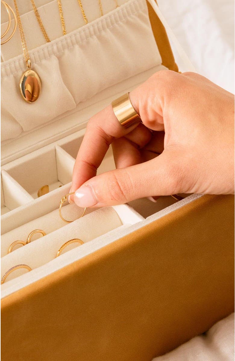 MADE BY MARY Jewelry Box, Alternate, color, Honey