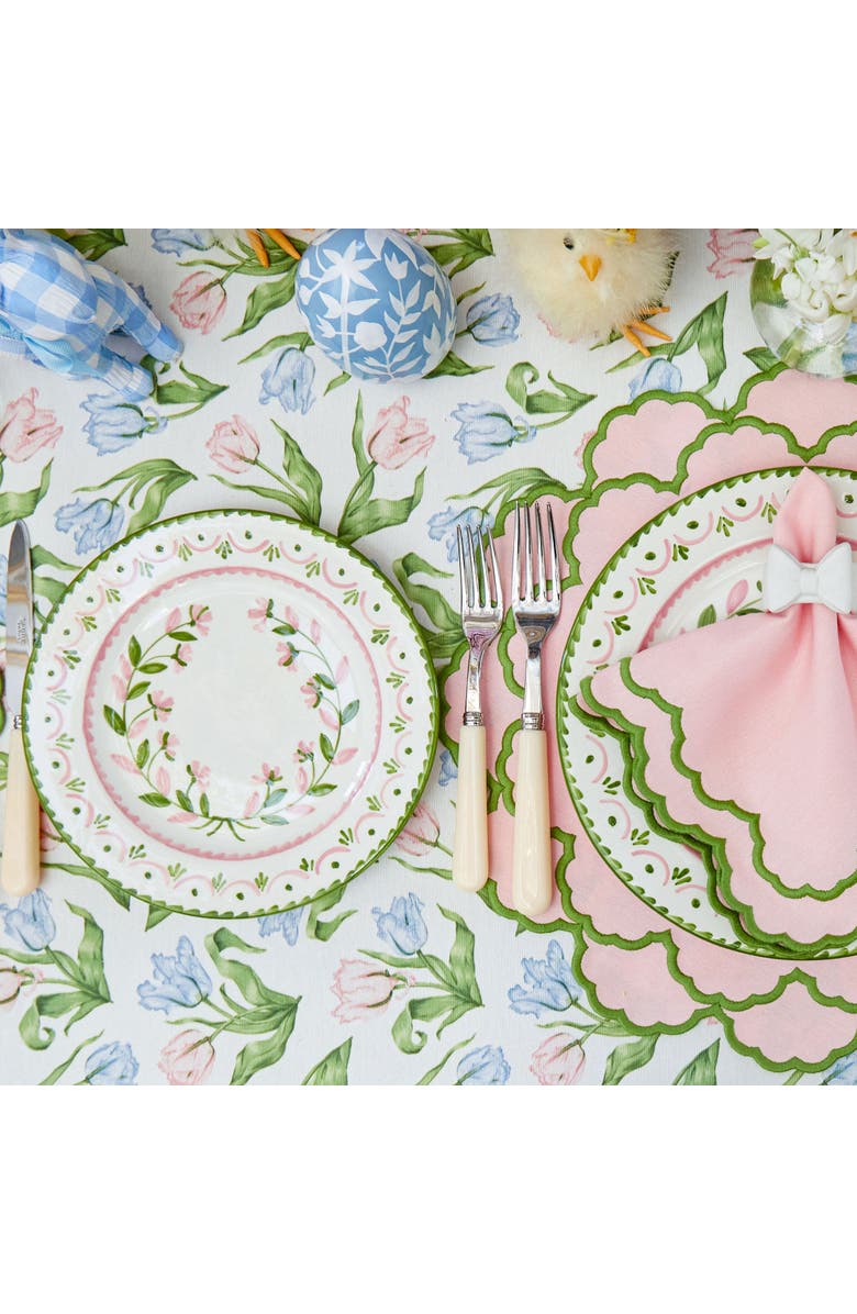 Mrs. Alice Josephine Garland Starter Plate, Alternate, color, Pink