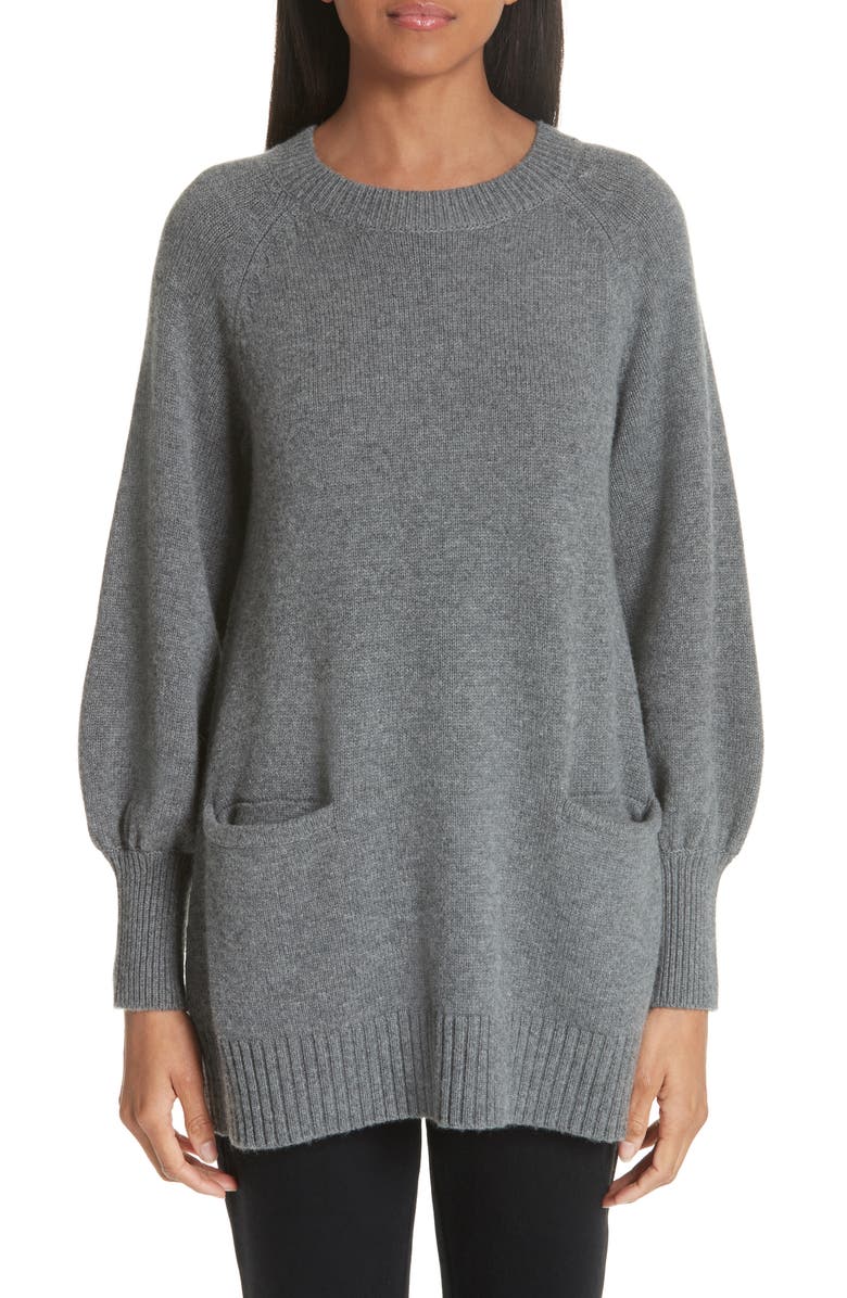 CO Wool & Cashmere Tunic Sweater, Main, color, 