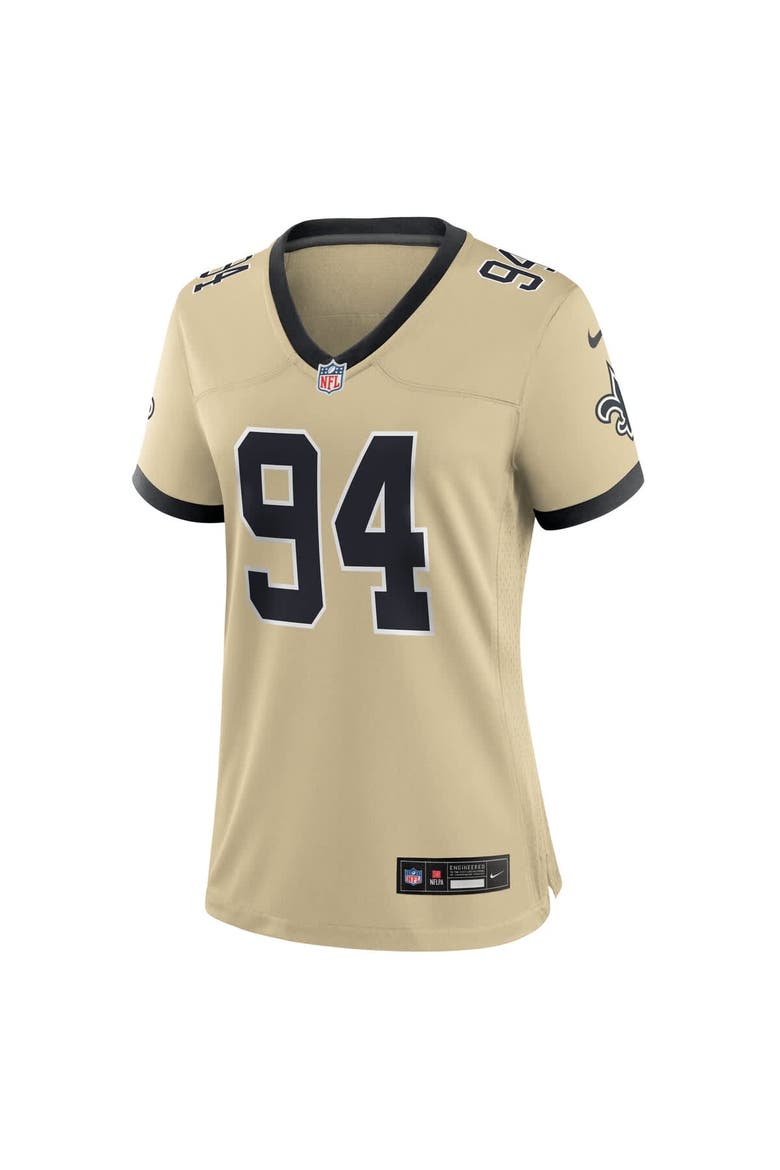 Women's Nike Cameron Jordan Gold New Orleans Saints Gameday Golds Alternate Game Player Jersey, Alternate, color, Gold