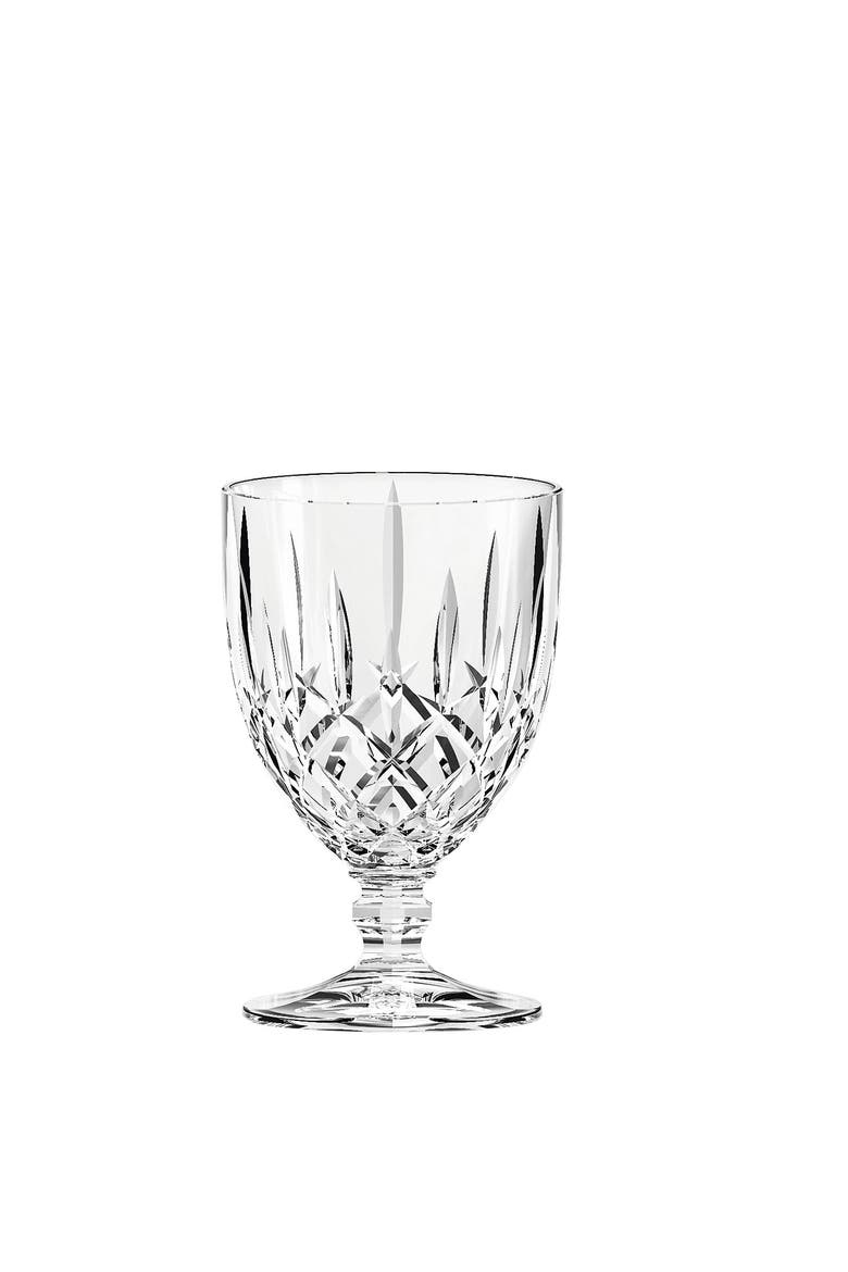 Noblesse  8 Ounce Goblet Glasses, Set of 4, Alternate, color, Clear