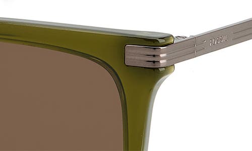 Fossil 56mm Square Sunglasses In Green