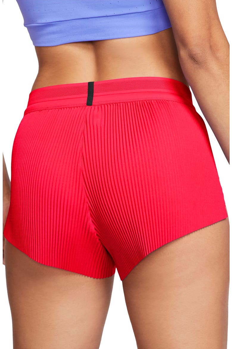 AeroSwift Dri-FIT Running Shorts, Alternate, color, BRIGHT CRIMSON/ BLACK