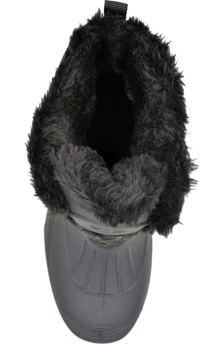 POLAR RANGE Decker Faux Fur Lined Snow Boot, Alternate, color, Olive