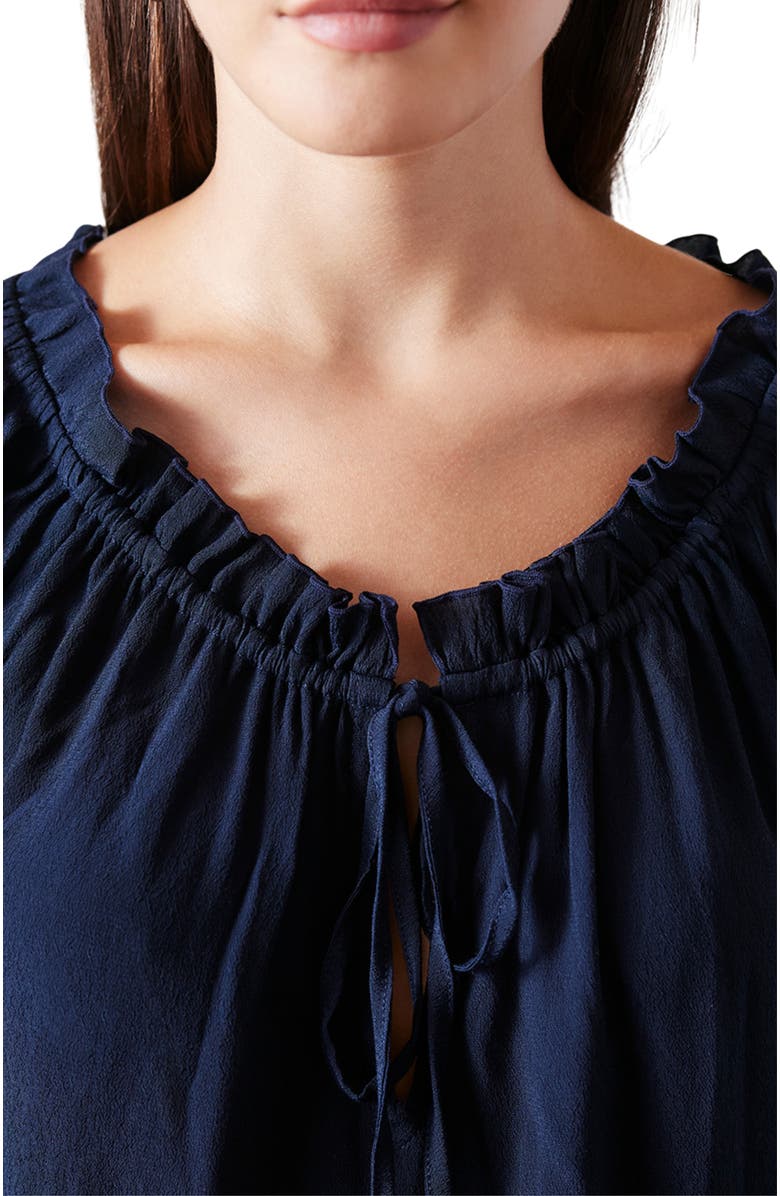 Paneros Clothing Solid Esme Long Sleeve Top, Alternate, color, Midnight Navy
