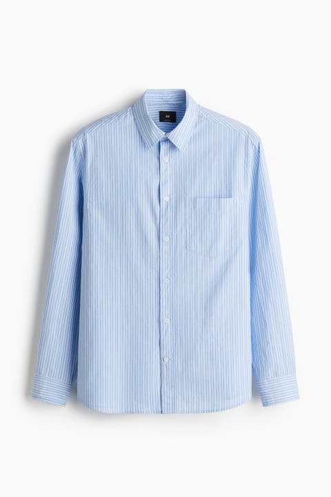 Loose Fit Poplin Shirt