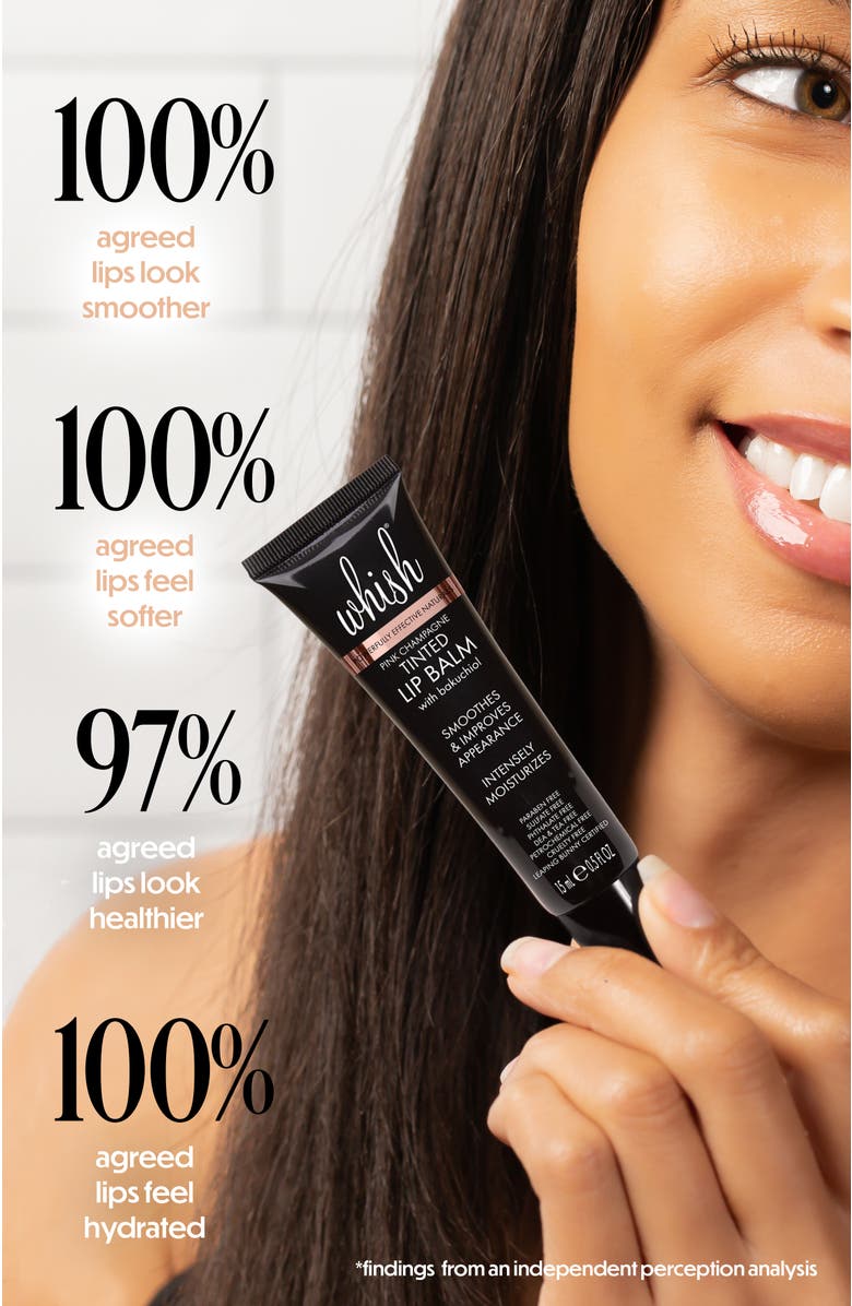 Whish Beauty Tinted Lip Balm with Bakuchiol, Alternate, color,