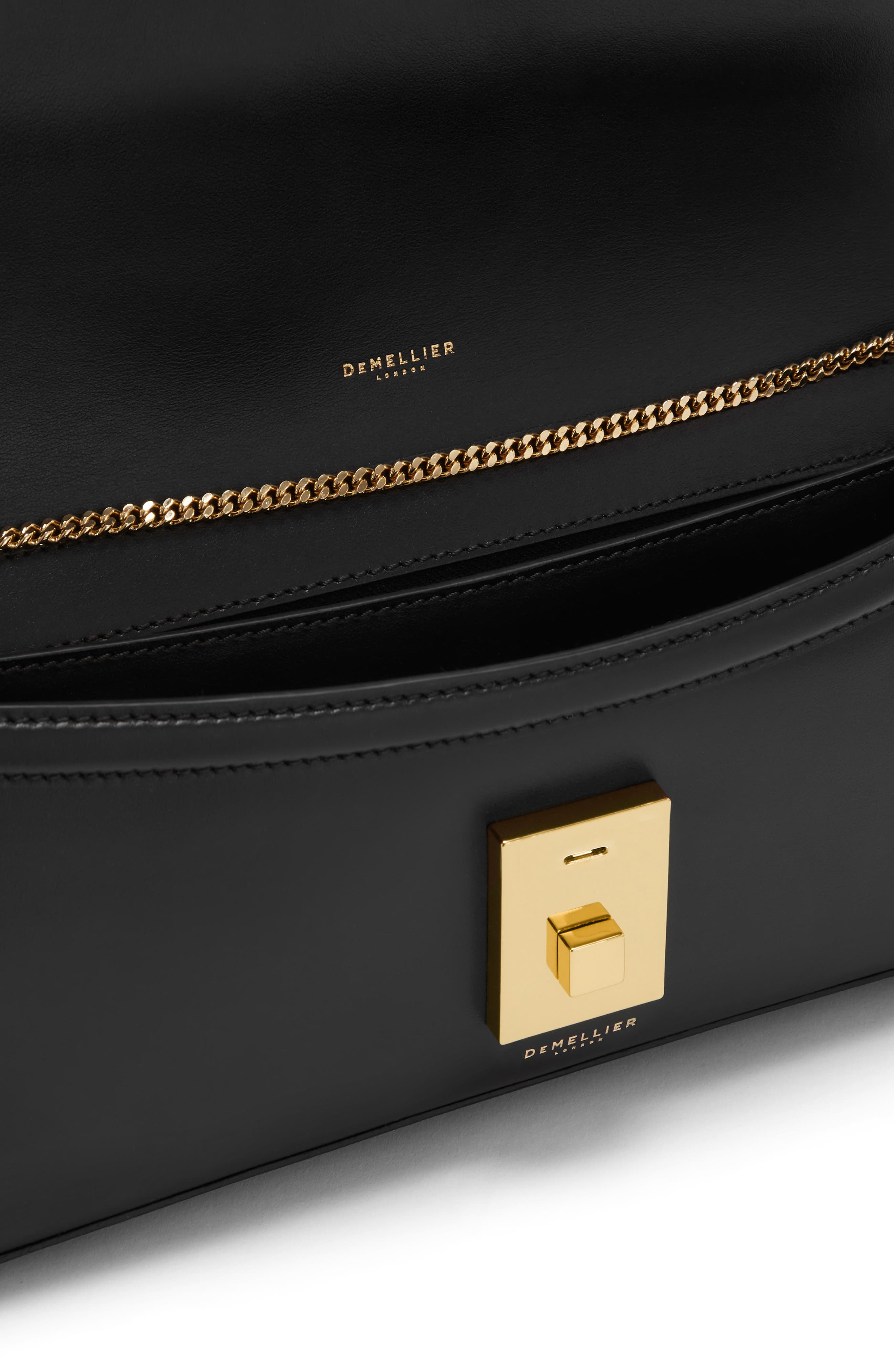 DeMellier Paris Leather Clutch, Alternate, color, 