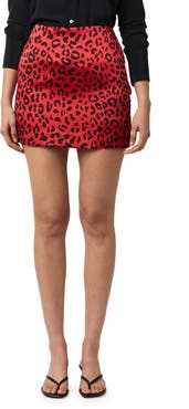 Equipment Laylin Print Miniskirt