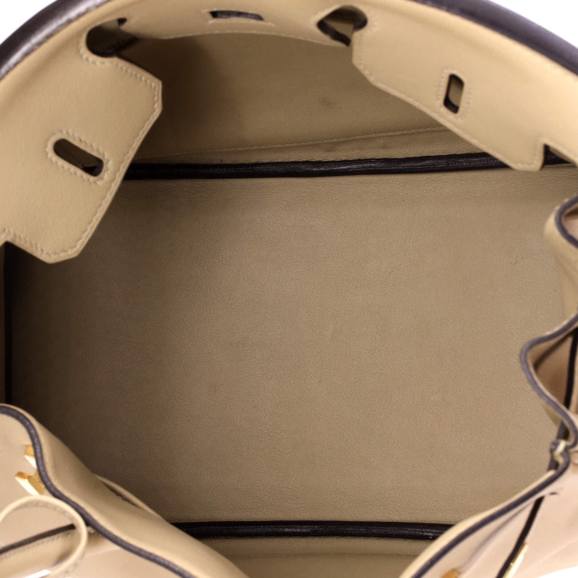 Pre-Owned Hermes Birkin Handbag Light Swift with Gold Hardware 25, Alternate, color, Trench