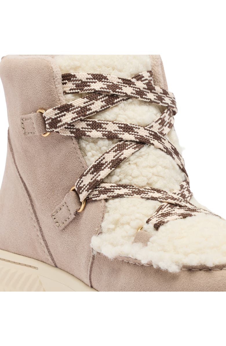 SOREL One Ave<sup>™</sup> Alpine Faux Fur Trim Waterproof Boot, Alternate, color, Crushed Clay/ Gum 17