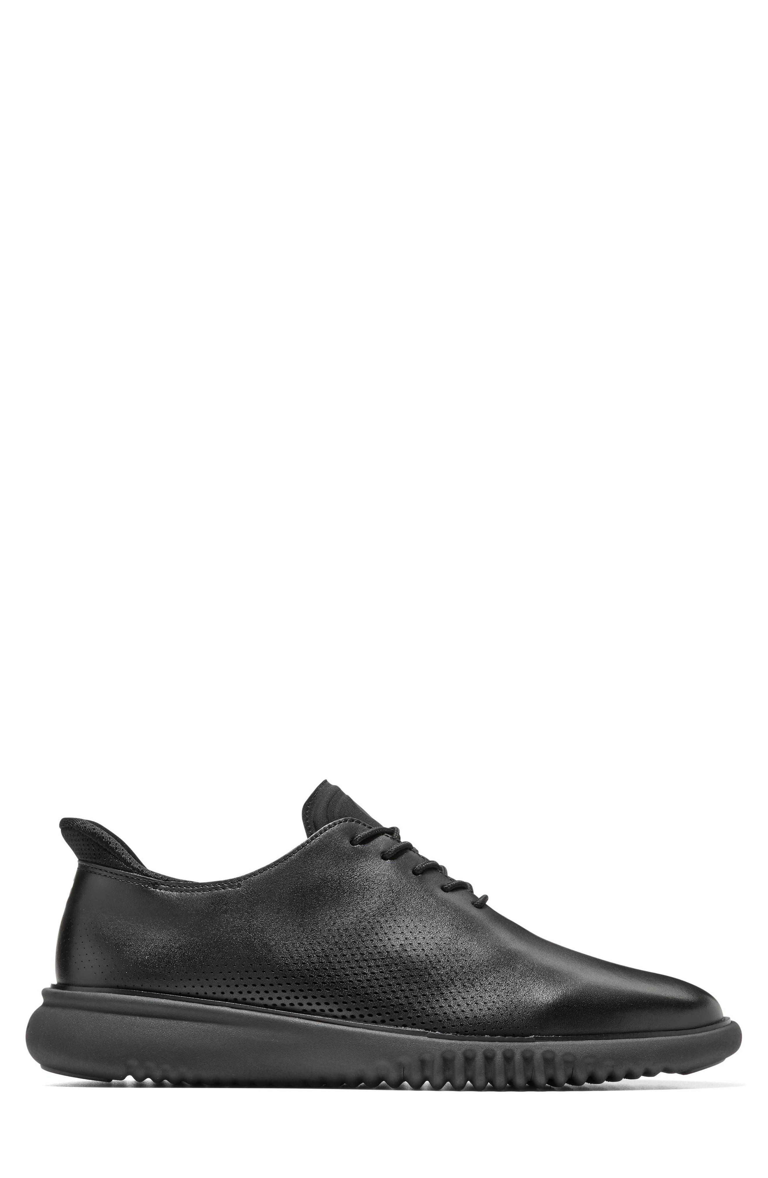 Cole Haan 2.ZERØGRAND Laser Quick On Derby, Alternate, color, Black / Black