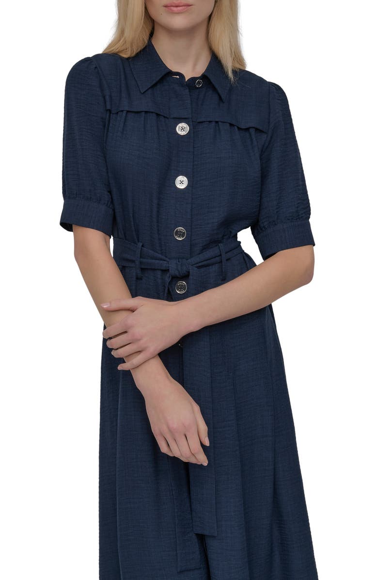 DKNY Short Sleeve Utility Shirtdress, Alternate, color,