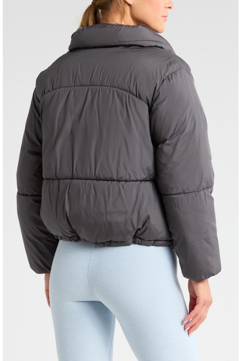 Cozy Cocoon Puffer Jacket, Alternate, color, GREY FORGED