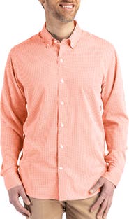 Cutter & Buck Skyline Epic Confidence Check Stretch Button-Down Shirt