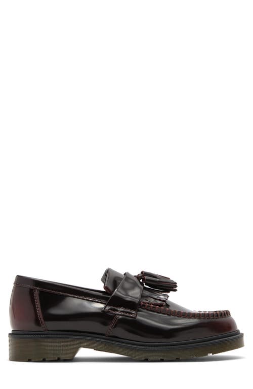 Dr. Martens' Dr. Martens Adrian Loafer In Cherry Red Arcadia