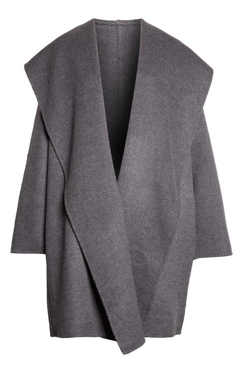 Double Face Wool Hoodie Coat