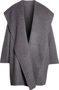 TOTEME Double Face Wool Hoodie Coat